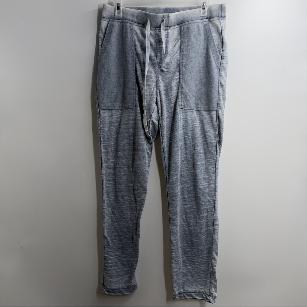 XCVI Wearables Rekka Burnout Jogger Pants Small Gray Blue Lounge Athleisure